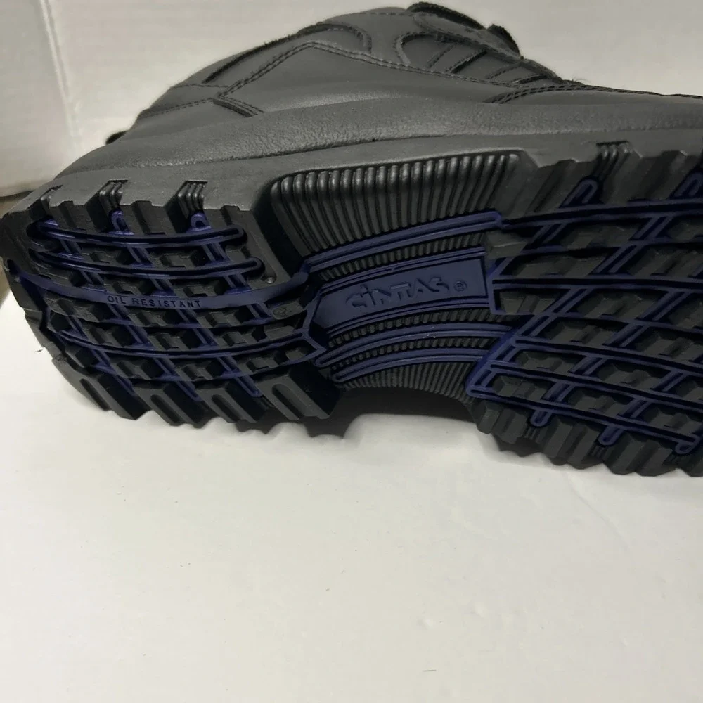 Cintas Work Shoes Men's 10 Wide Upper Leather Pil Resistant